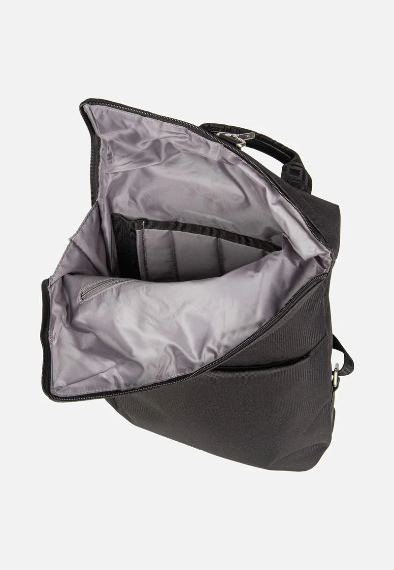 Bergen 1606 Schwarz - Rolltop Rucksack