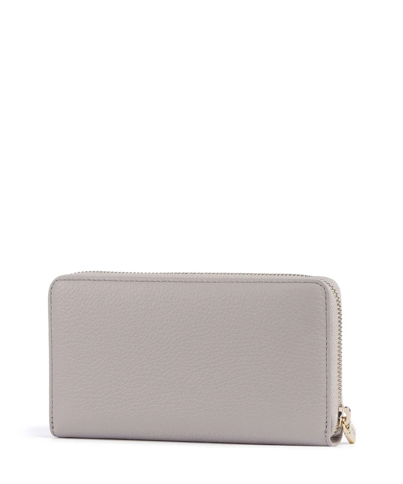 Coccinelle Metallic Soft Geldbörse oyster