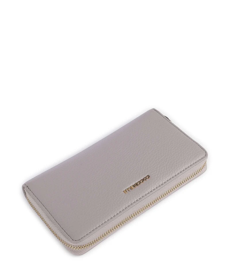 Coccinelle Metallic Soft Geldbörse oyster
