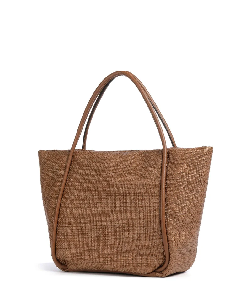 Abro Raffia Intreccio Willow Shopper caramel/cognac