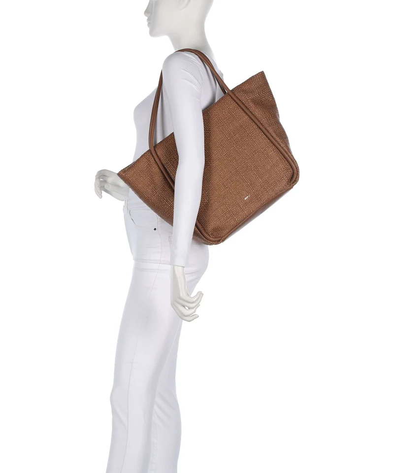 Abro Raffia Intreccio Willow Shopper caramel/cognac