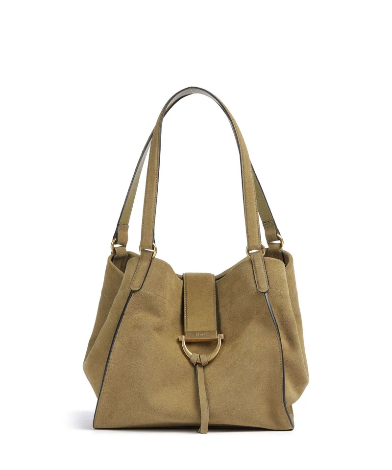 Abro Suede Temi Shopper mud