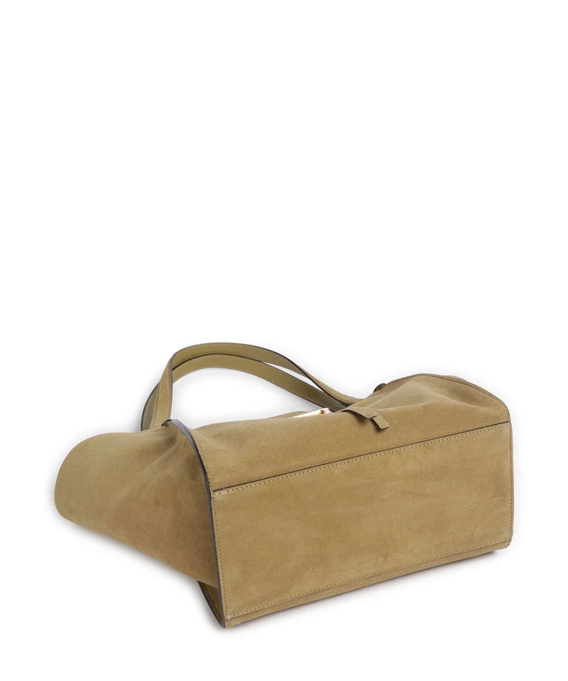 Abro Suede Temi Shopper mud