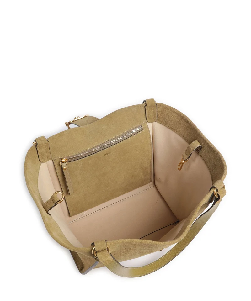 Abro Suede Temi Shopper mud