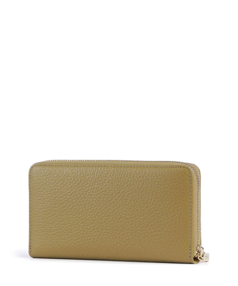 Coccinelle Metallic Soft Geldbörse seagrass