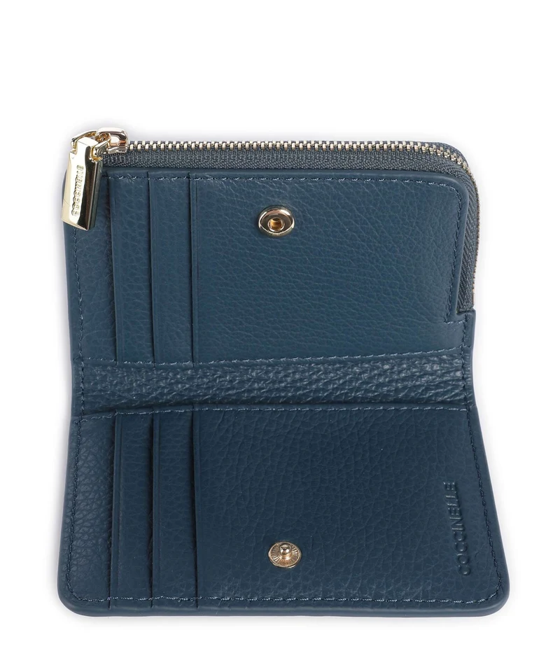 Coccinelle Metallic Soft Geldbörse deep blue