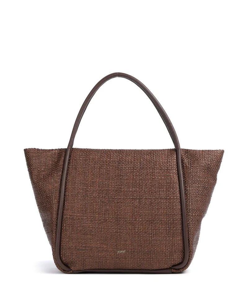 Abro Raffia Intreccio Willow Shopper wood