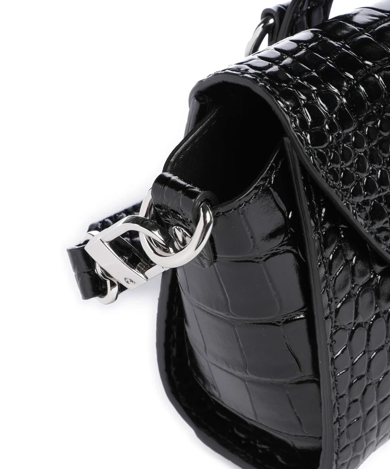 Vivienne Westwood Bettina Embossed Croc Mini Handtasche black