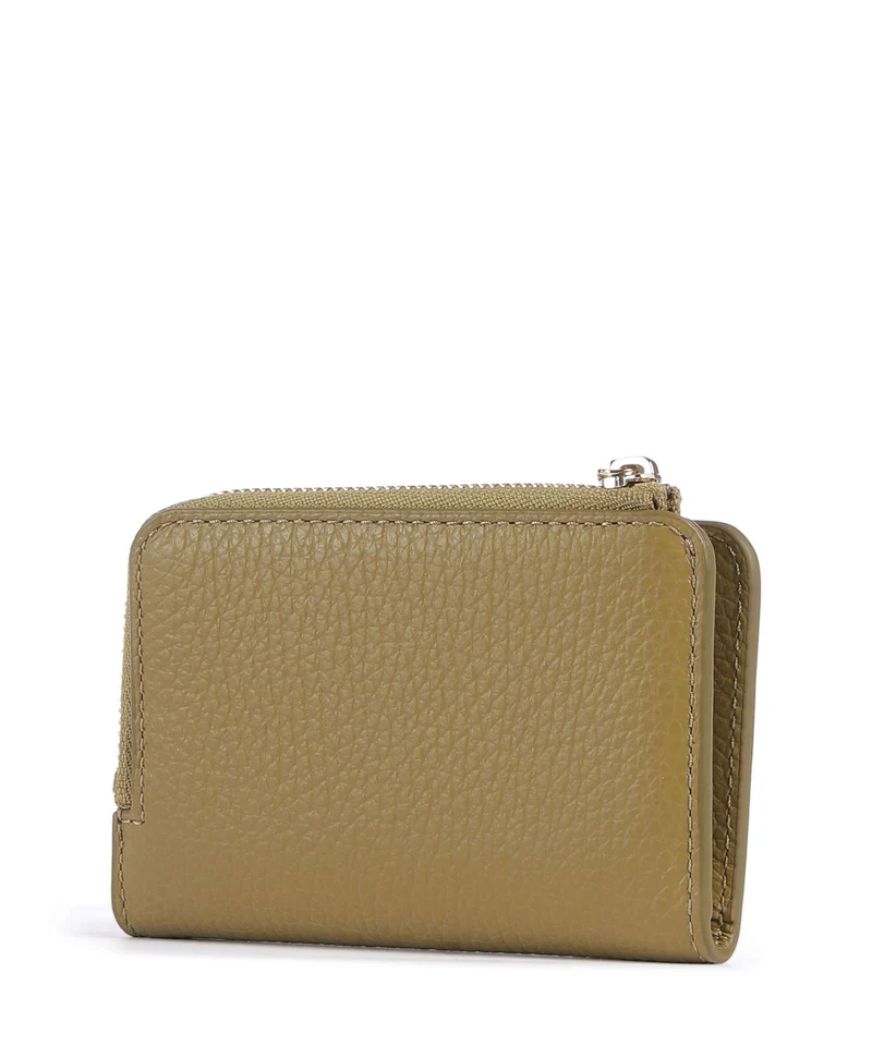 Coccinelle Metallic Soft Geldbörse seagrass