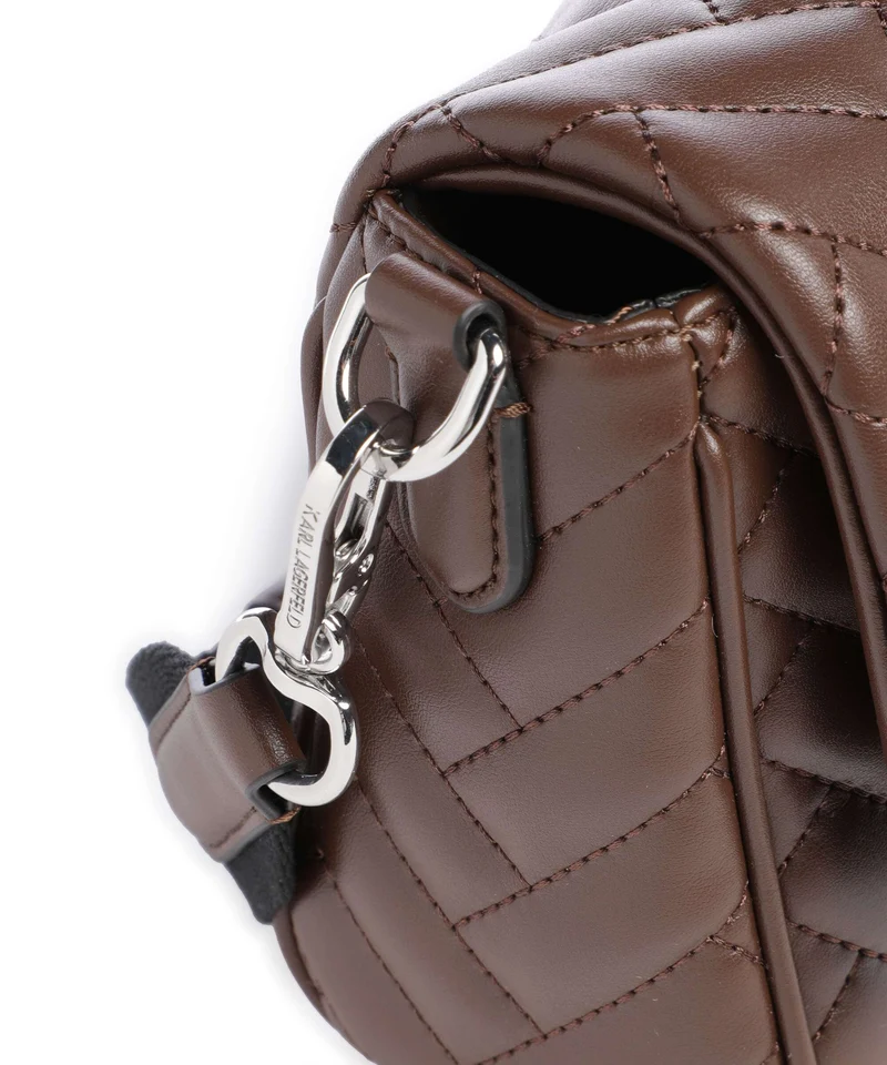 Karl Lagerfeld K/Brick Umhängetasche dark friar brown