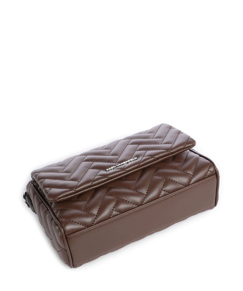 Karl Lagerfeld K/Brick Umhängetasche dark friar brown