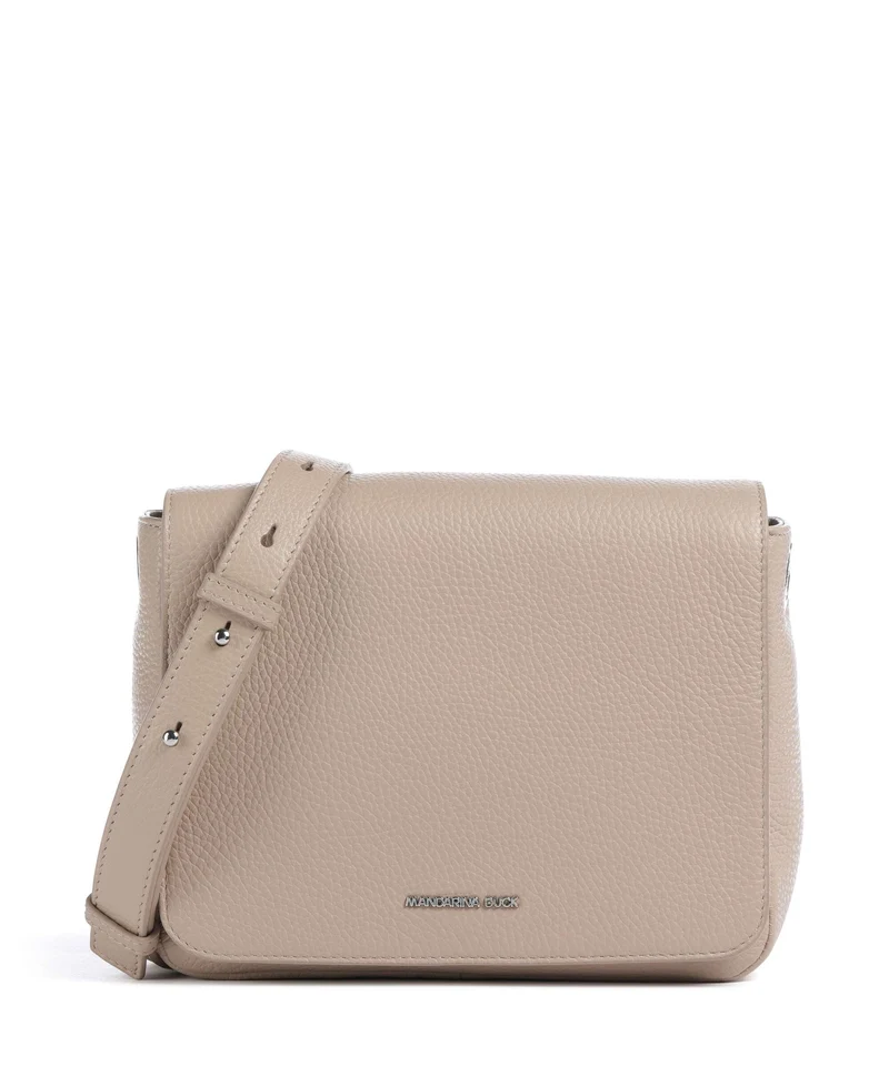 Mandarina Duck Mellow Leather Schultertasche warm taupe