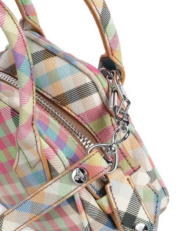 Vivienne Westwood Yasmine Buccia D'Arancia Mini Umhängetasche heather plaid