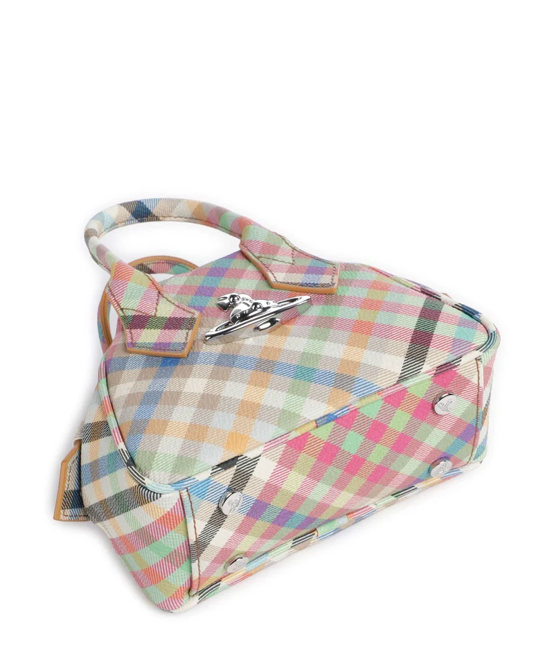 Vivienne Westwood Yasmine Buccia D'Arancia Mini Umhängetasche heather plaid