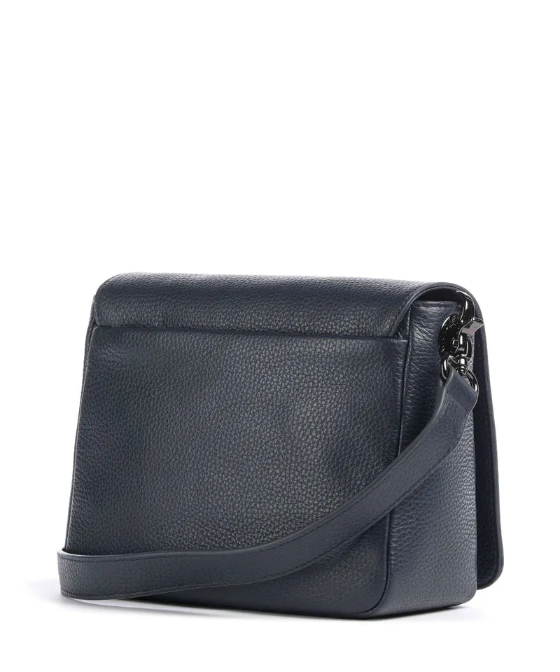 Mandarina Duck Mellow Leather Schultertasche dress blue