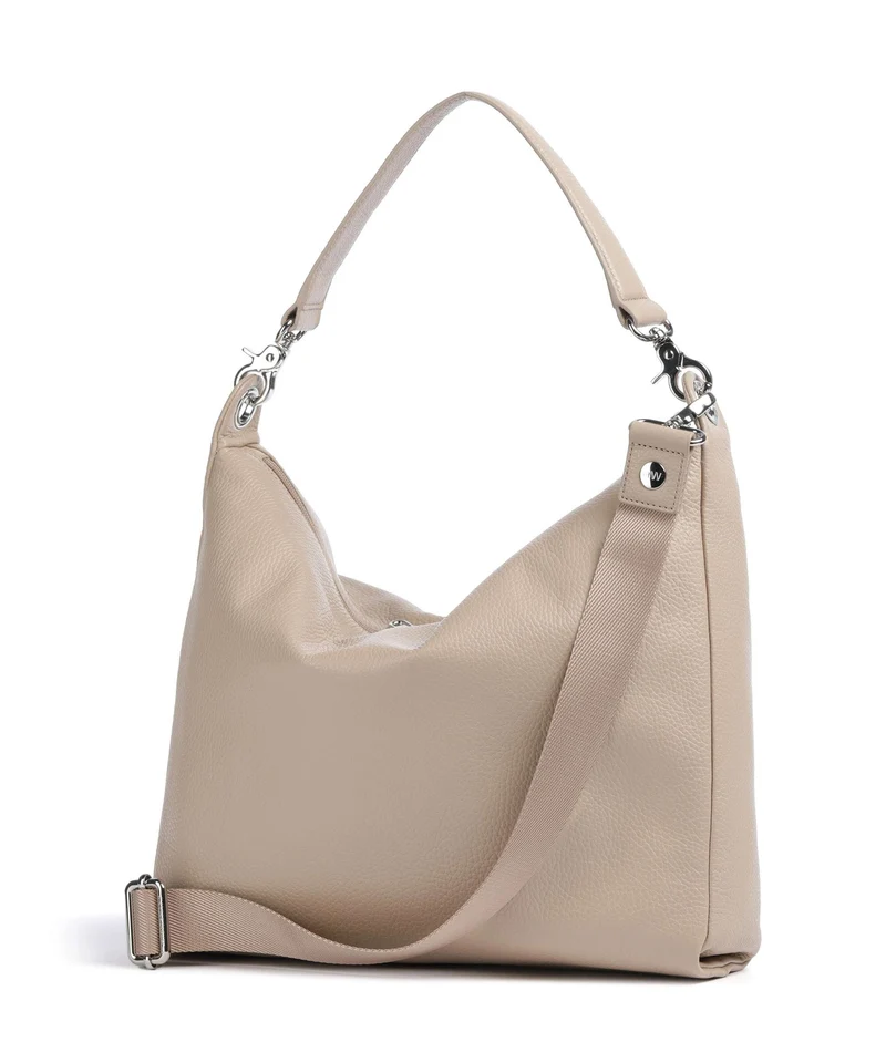 Mandarina Duck Mellow Leather Beuteltasche warm taupe