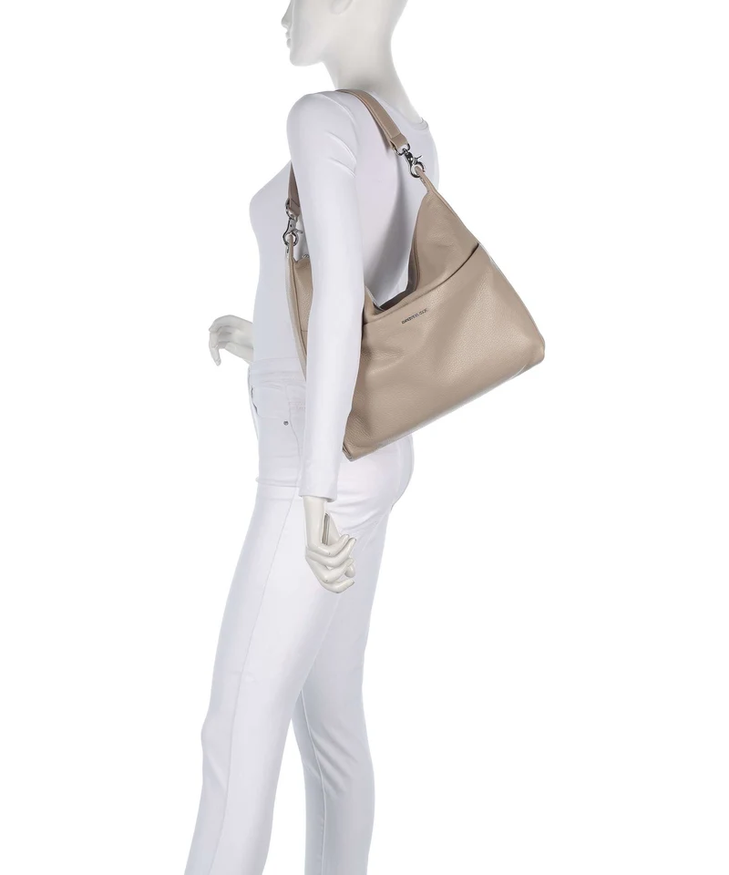 Mandarina Duck Mellow Leather Beuteltasche warm taupe