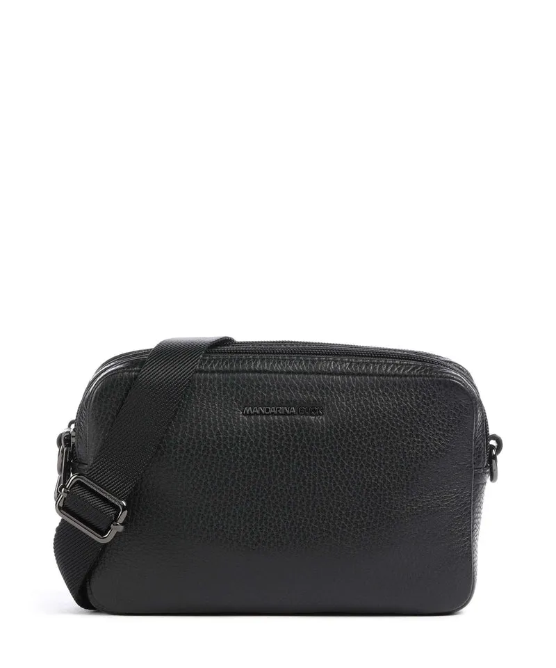 Mandarina Duck Mellow Leather Umhängetasche nero