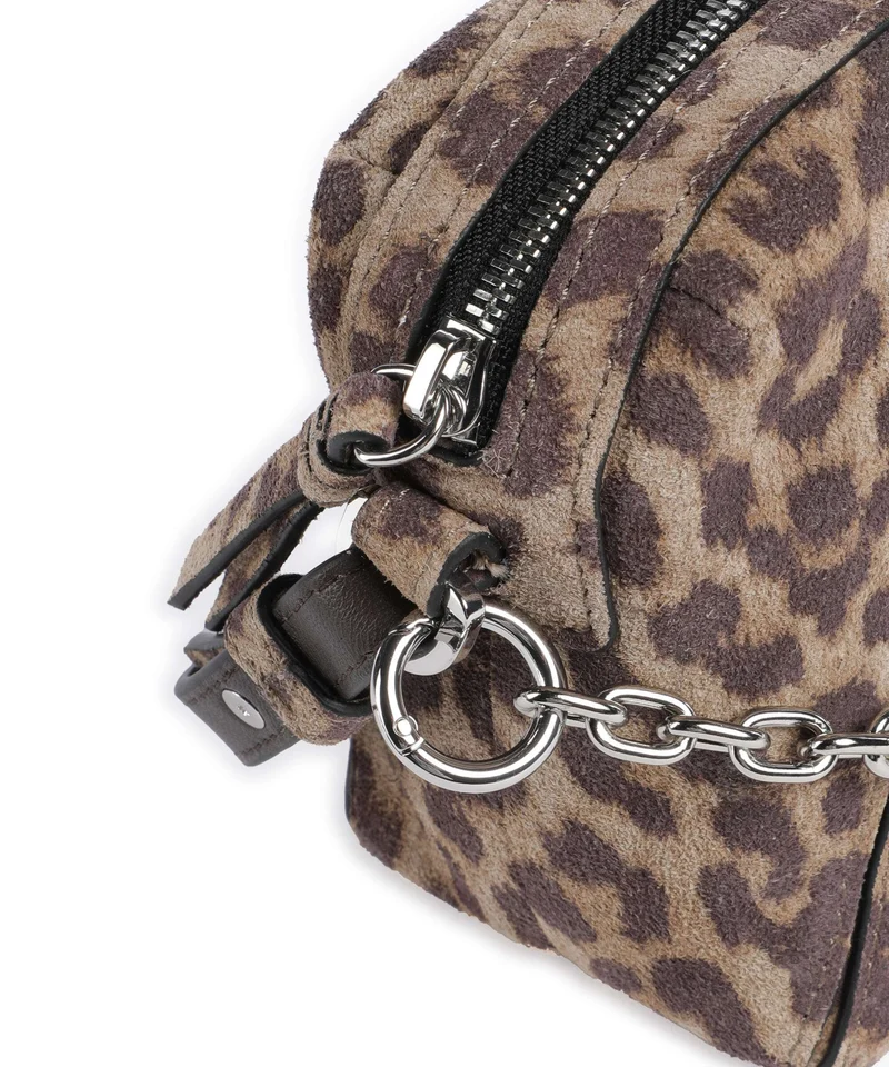 Les Visionnaires Lynn Cozy Chain Umhängetasche leo print