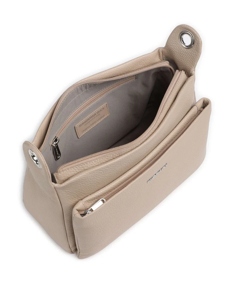 Mandarina Duck Mellow Leather Schultertasche warm taupe