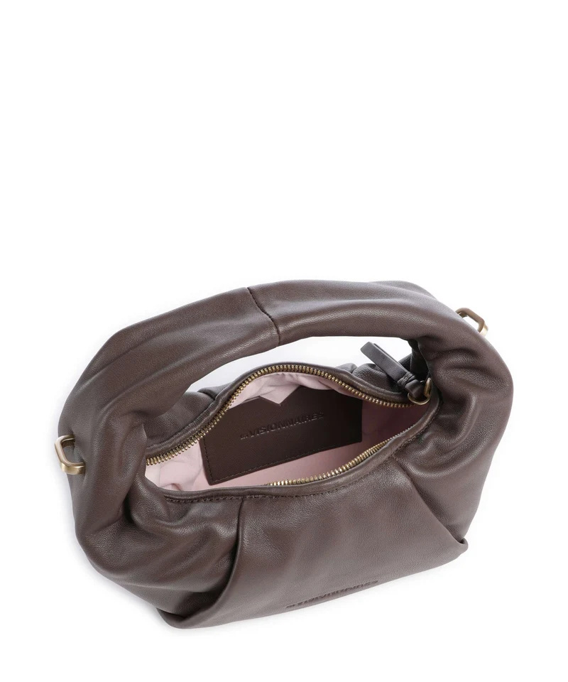 Les Visionnaires Greta Essential Silky Mini Umhängetasche chocolate