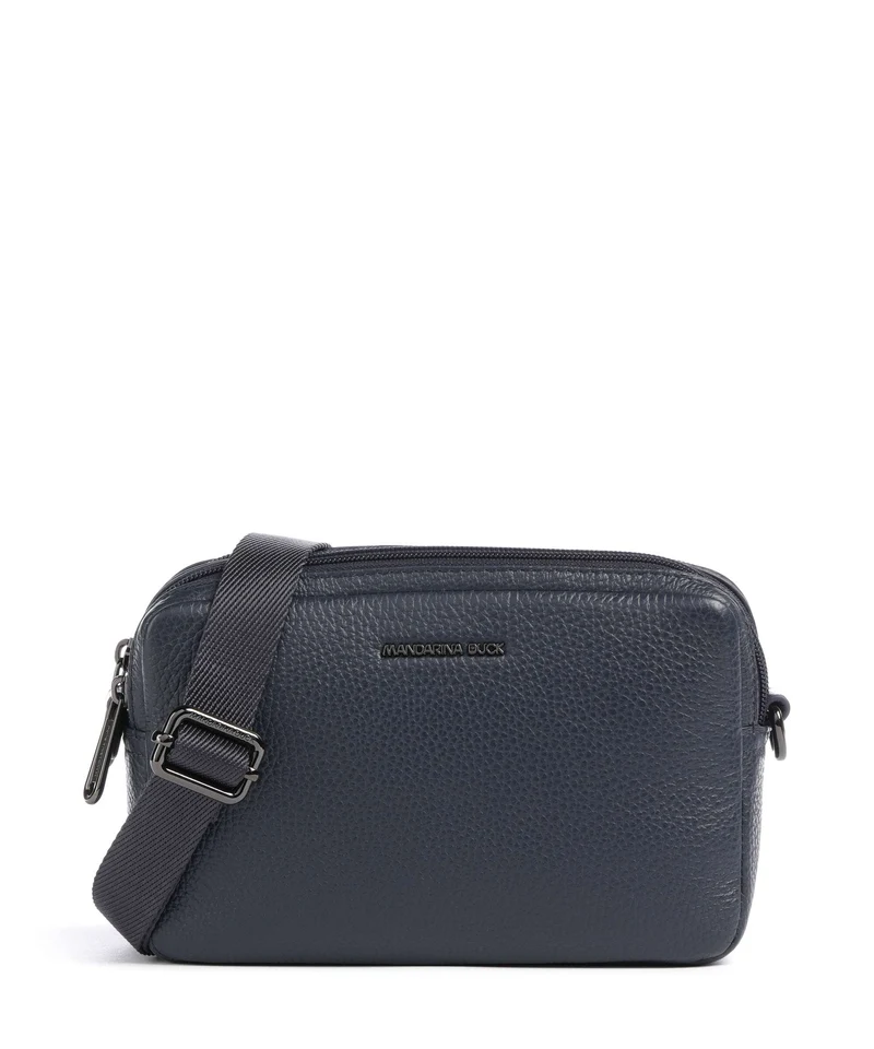 Mandarina Duck Mellow Leather Umhängetasche dress blue