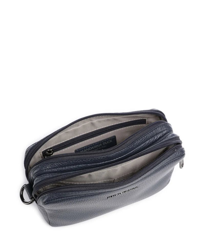 Mandarina Duck Mellow Leather Umhängetasche dress blue