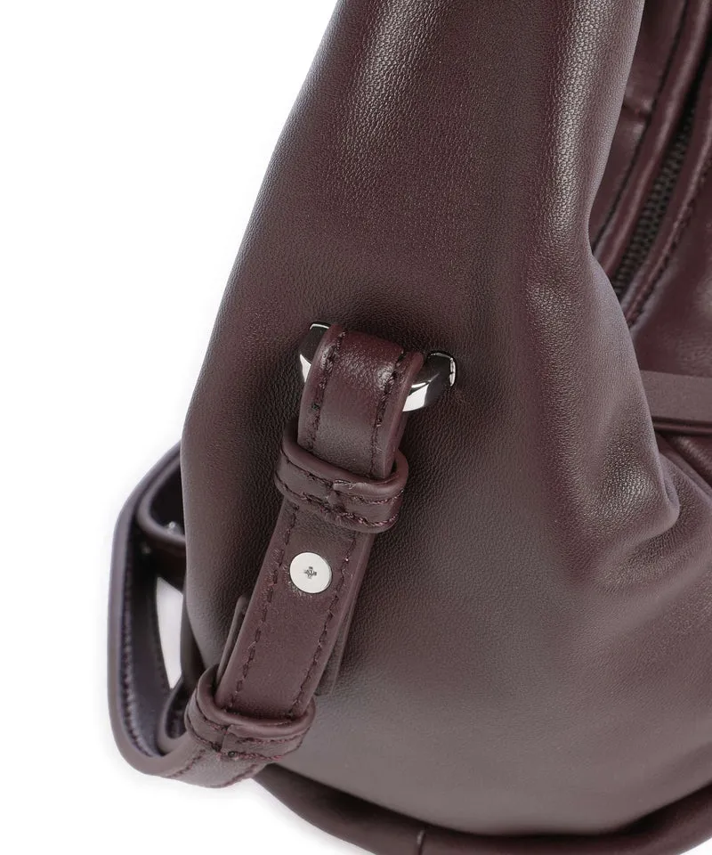 Les Visionnaires Greta Essential Silky Mini Umhängetasche aubergine
