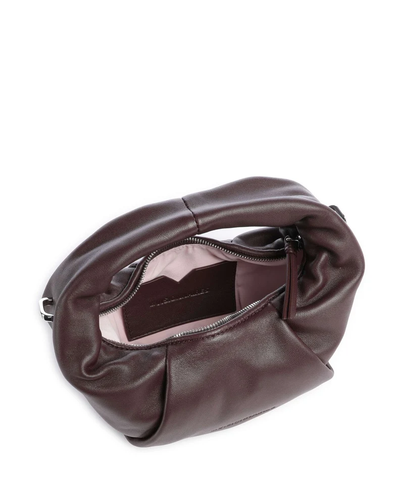 Les Visionnaires Greta Essential Silky Mini Umhängetasche aubergine
