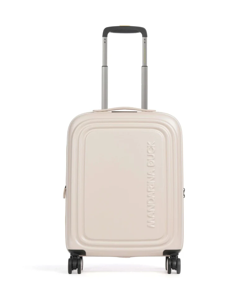 Mandarina Duck Logoduck+ 4-Rollen Trolley white mocha