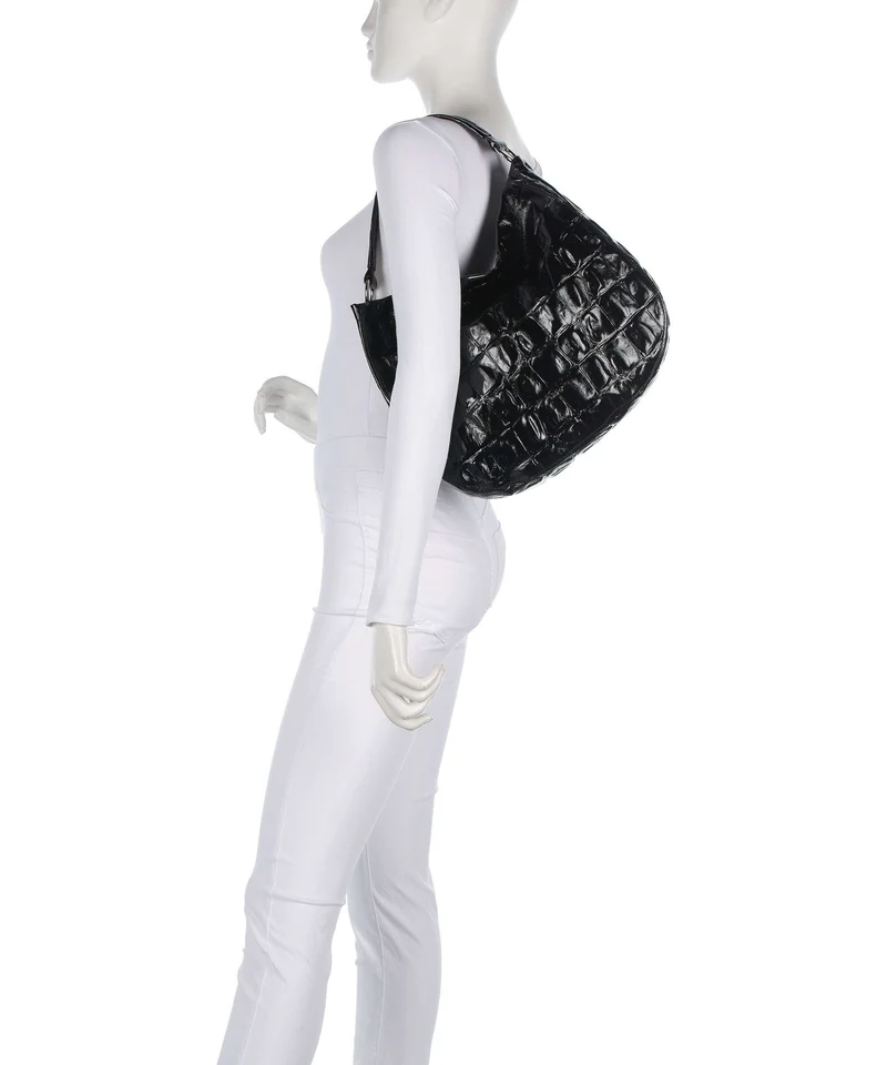 Abro Maxi Cocco Mia Beuteltasche black/nickel