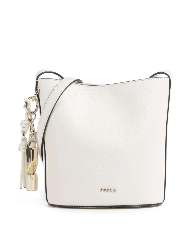Furla Roxie Mini Bucket Handtasche panna