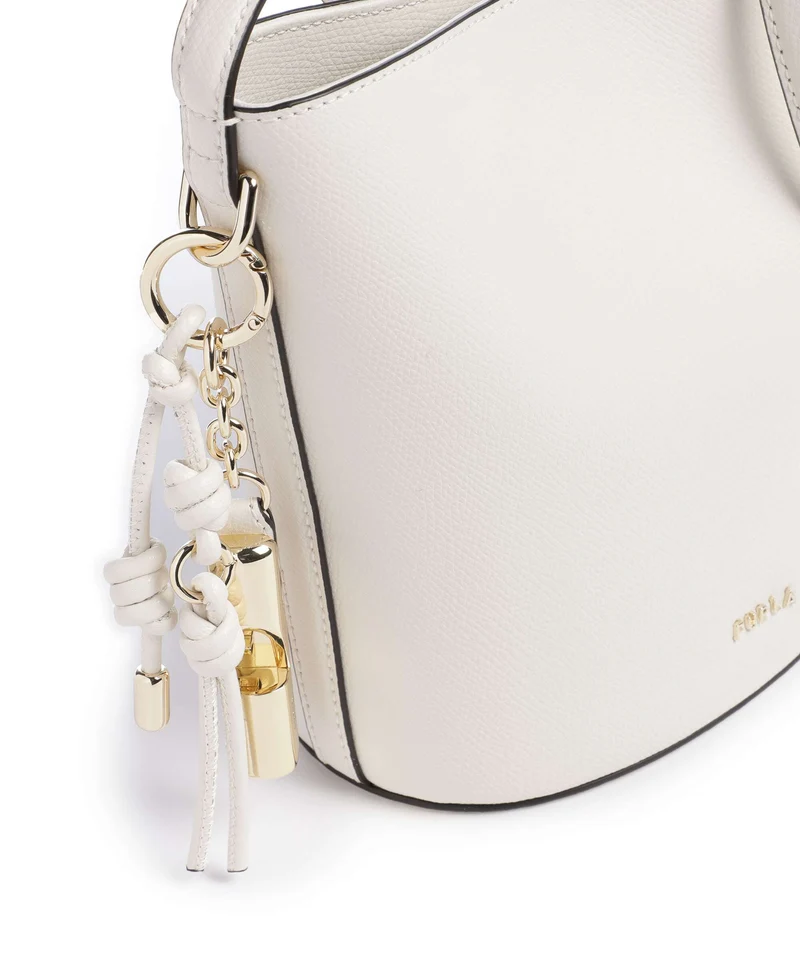 Furla Roxie Mini Bucket Handtasche panna