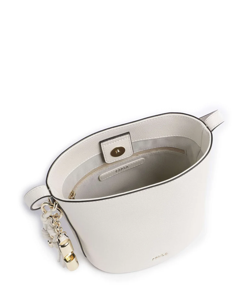 Furla Roxie Mini Bucket Handtasche panna