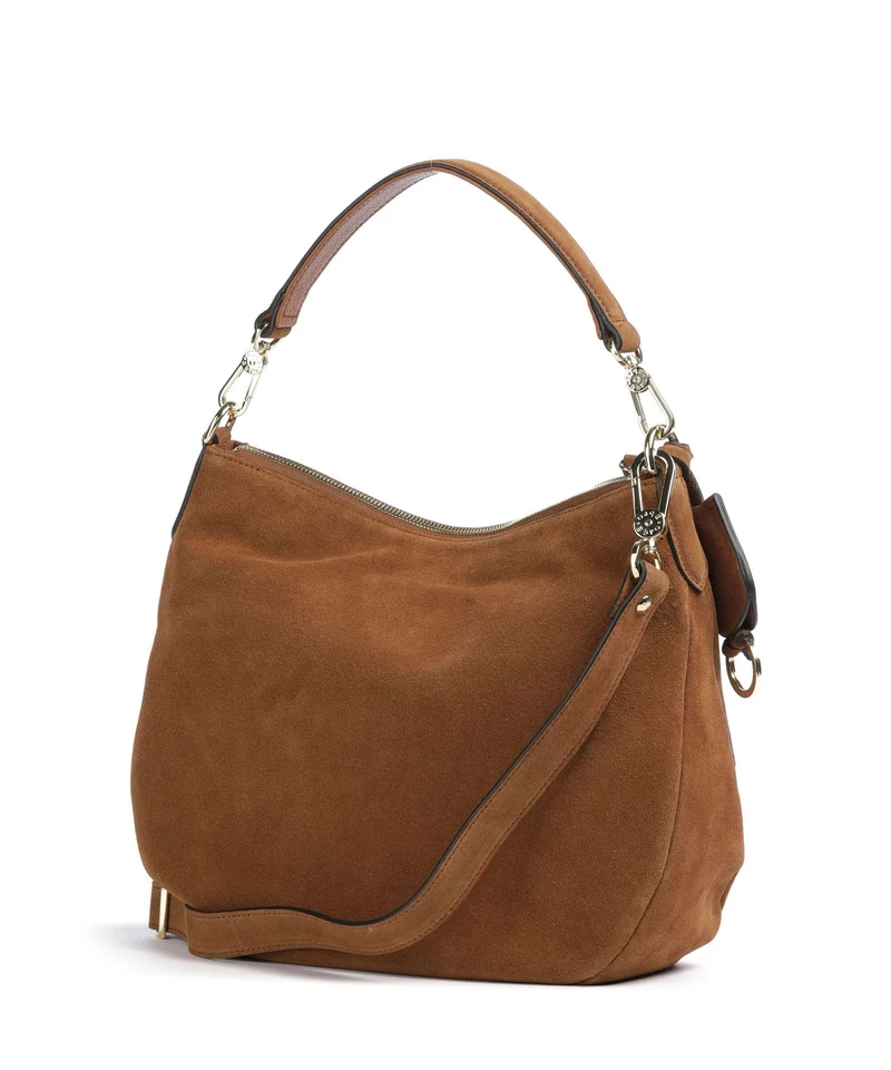 Abro Suede Juna Small Beuteltasche cuoio