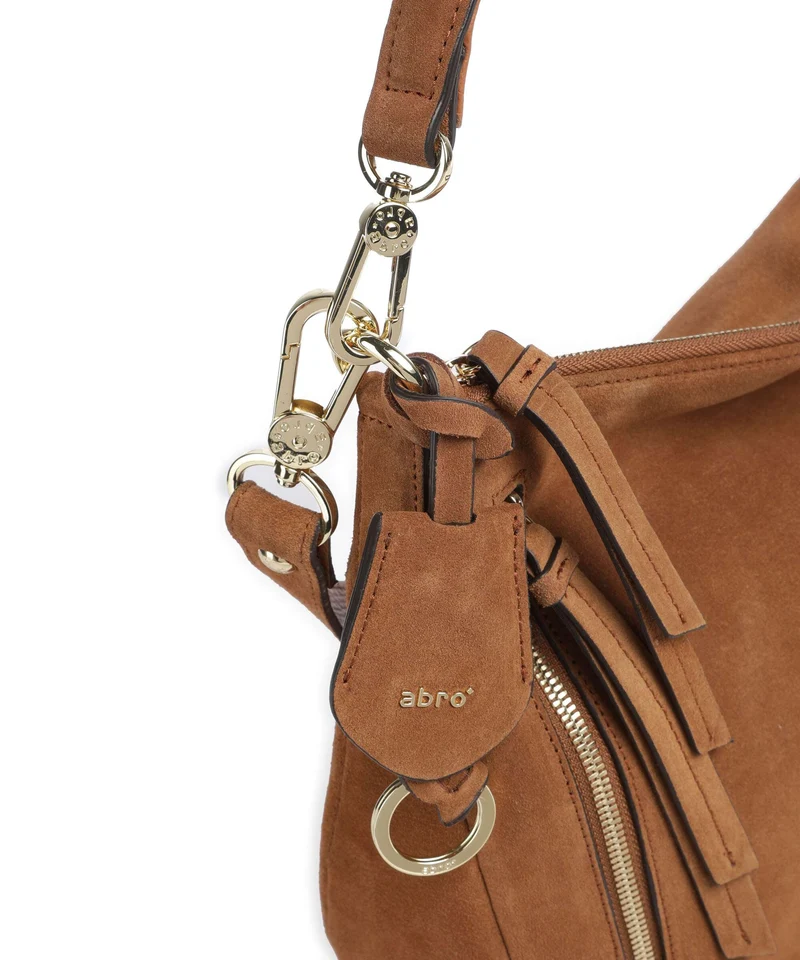 Abro Suede Juna Small Beuteltasche cuoio