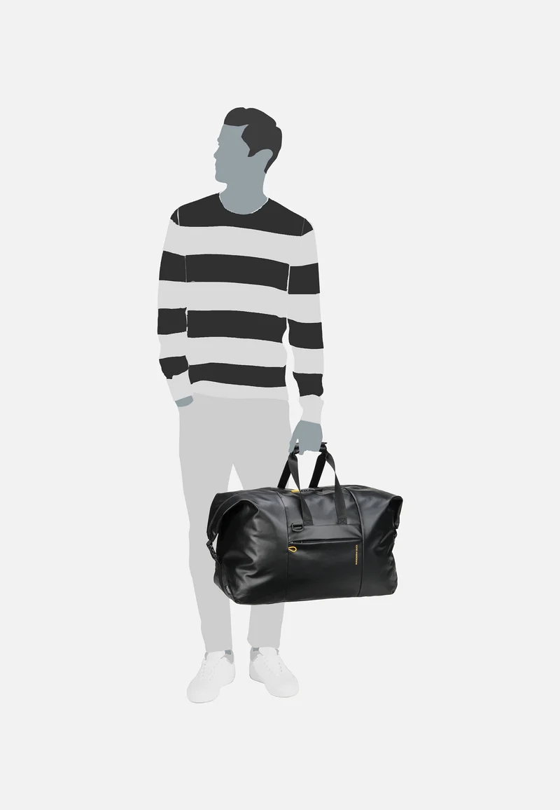 Eco Coated Duffle OSB02 Black - Dufflebag