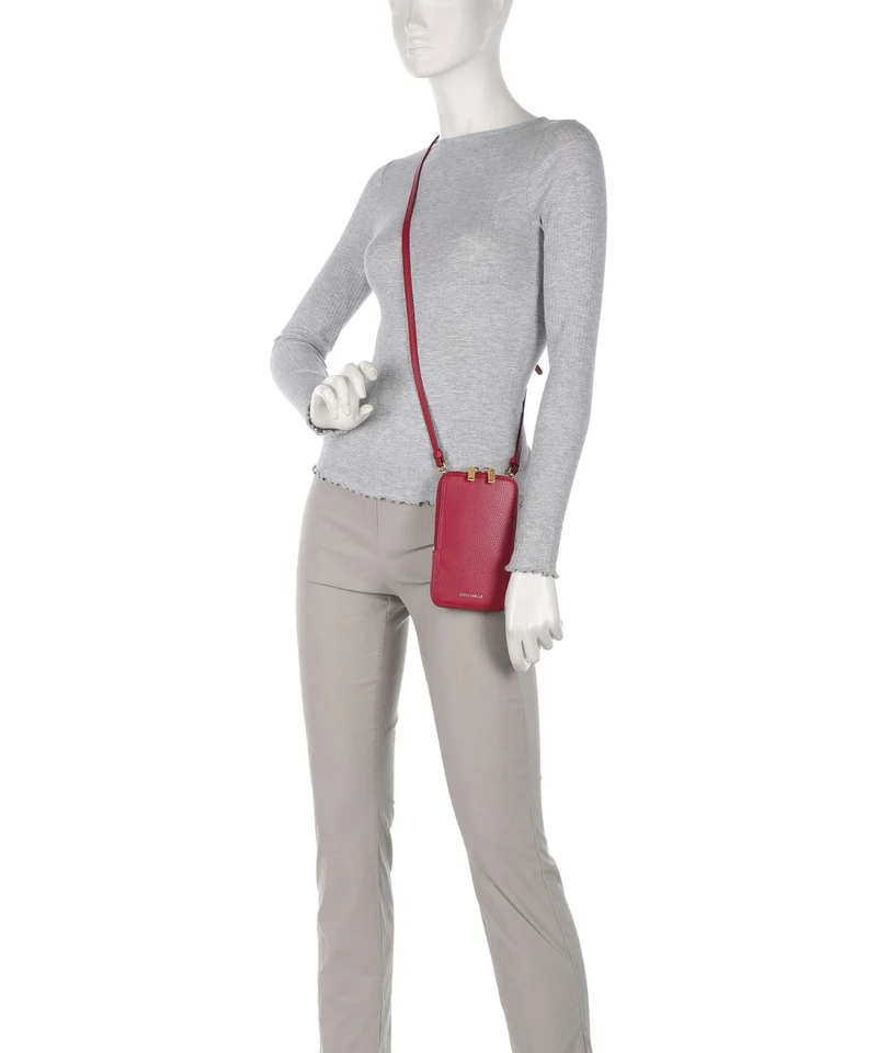 Coccinelle Flor Handytasche sangria