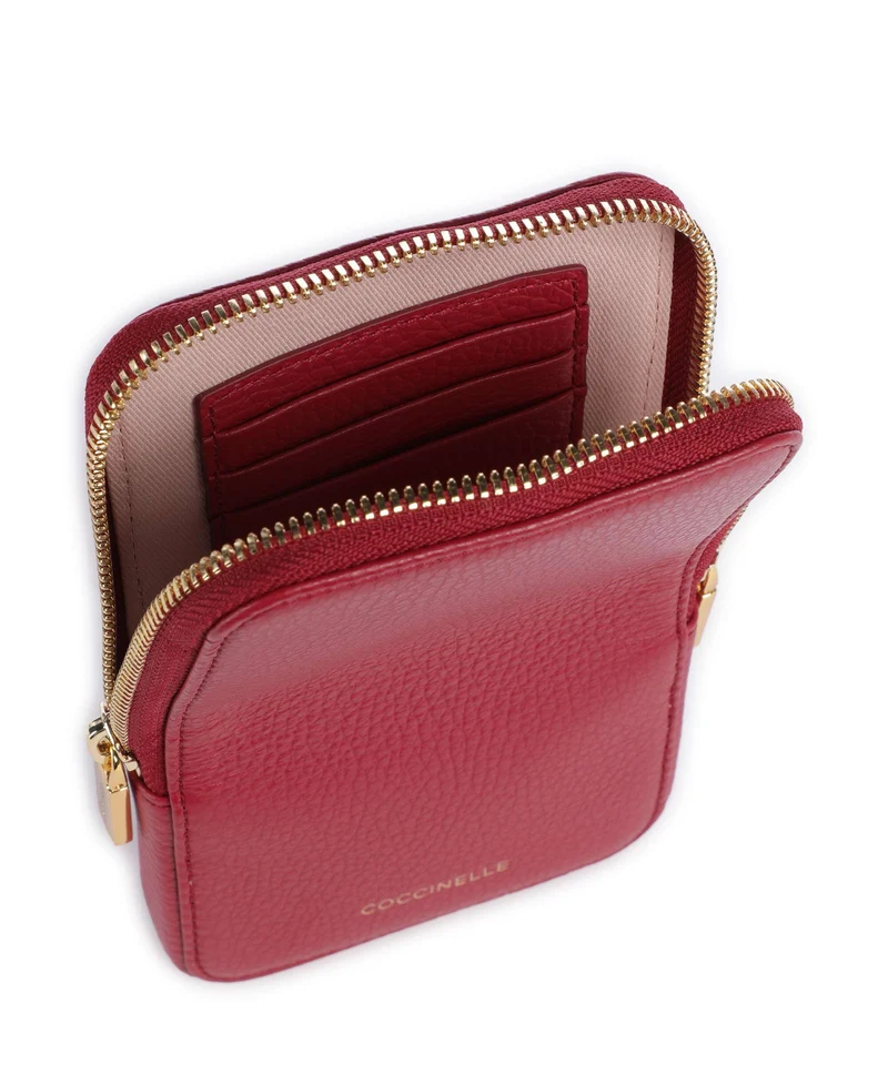 Coccinelle Flor Handytasche sangria