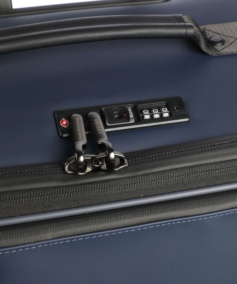 Delsey Paris Turenne Soft 4-Rollen Trolley nachtblau