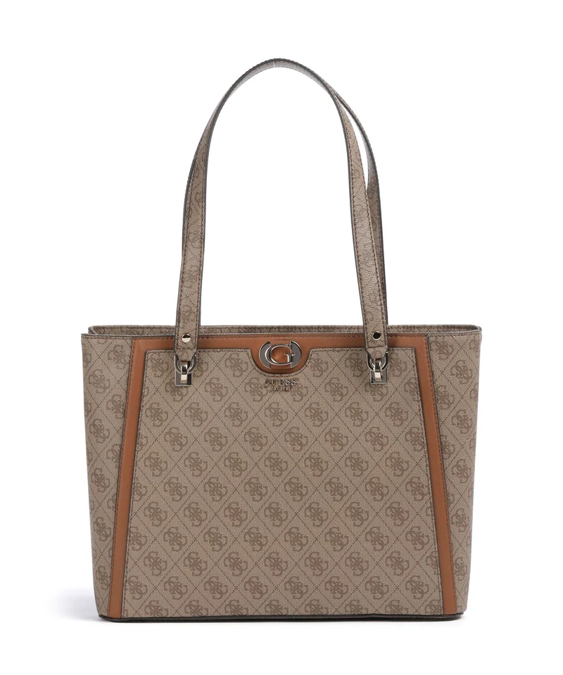 Guess Orlina 4G Logo Shopper latte logo/brown