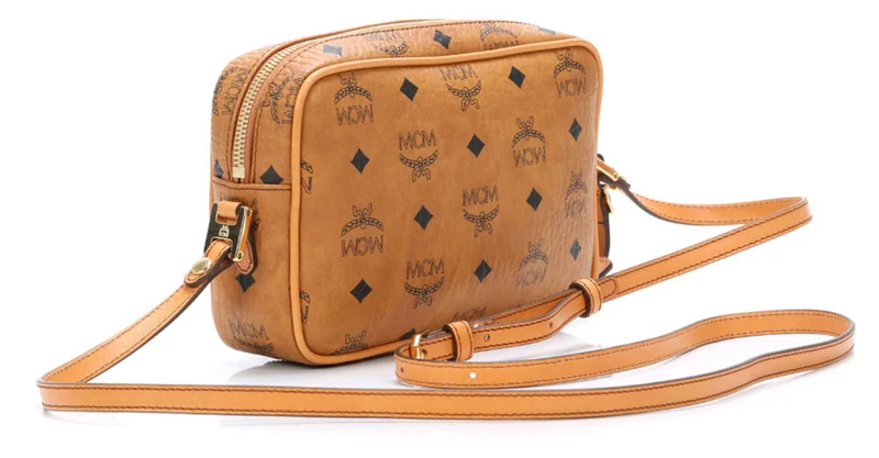 MCM Schultertasche cognac
