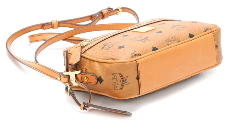 MCM Schultertasche cognac