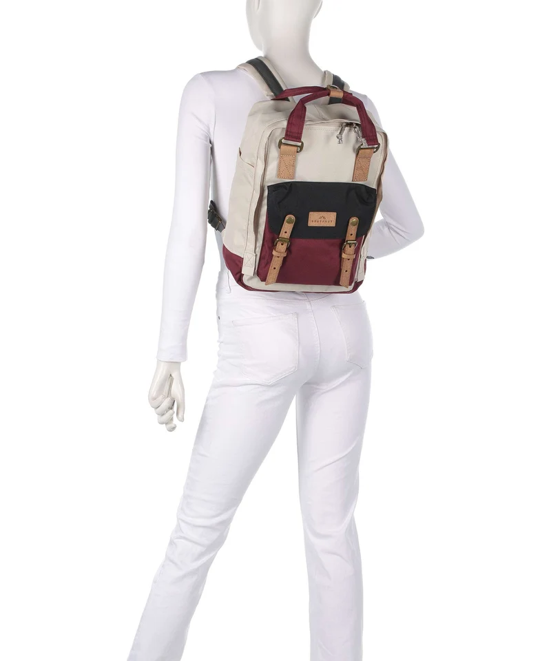 Doughnut Reborn Macaroon Rucksack stone/wine