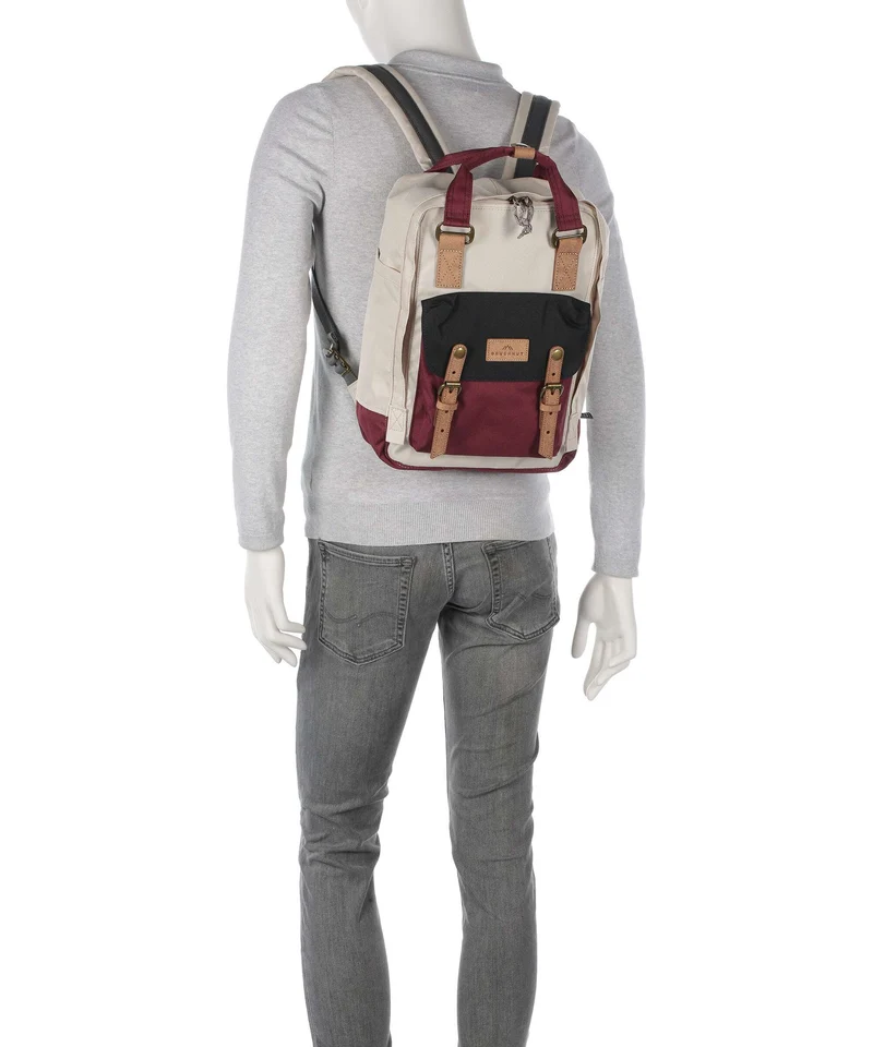 Doughnut Reborn Macaroon Rucksack stone/wine