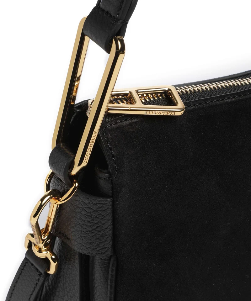 Coccinelle Magie Suede Beuteltasche noir