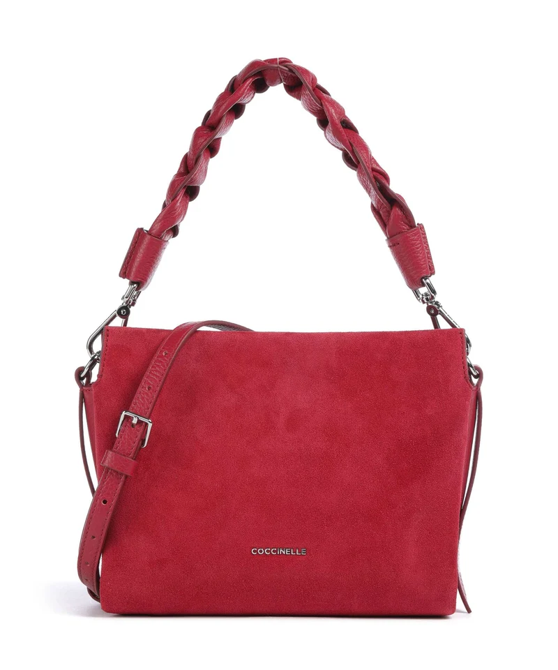 Coccinelle Boheme Suede Handtasche sangria