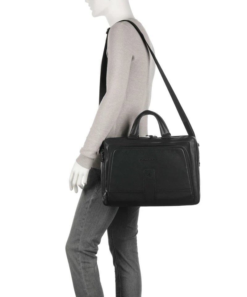 Piquadro Carl 13 Aktentasche nero