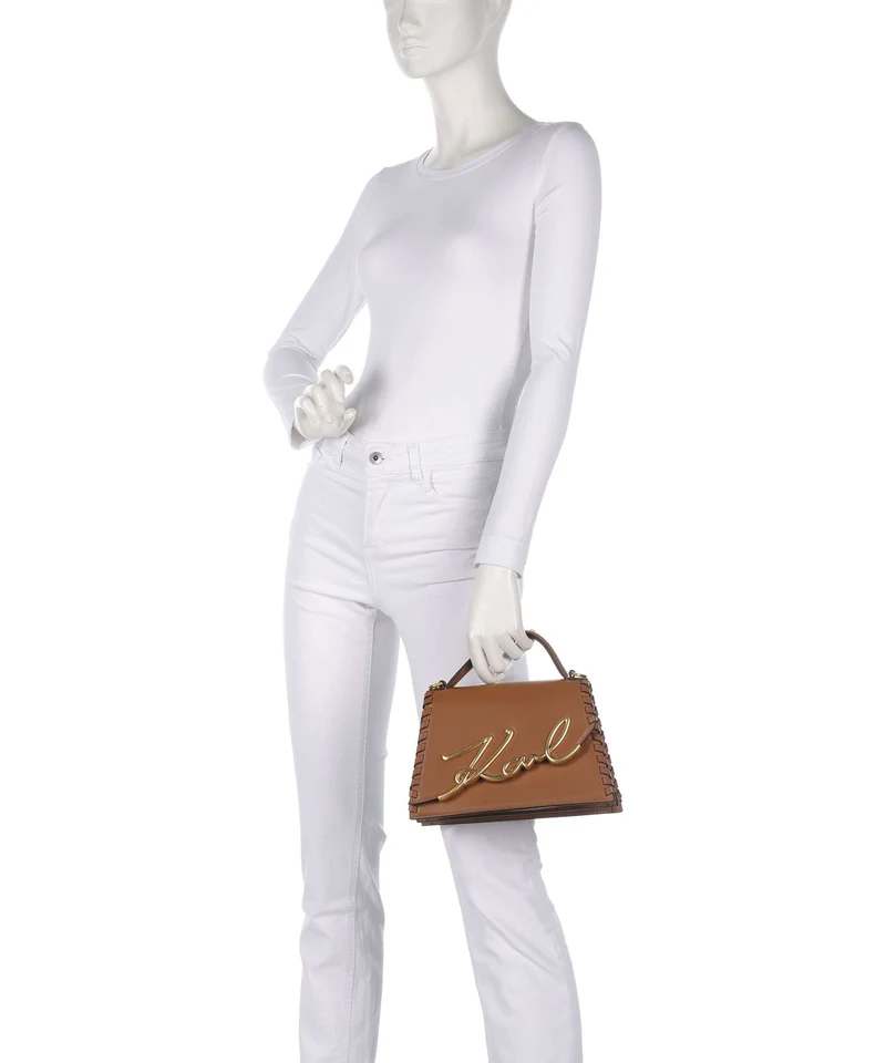 Karl Lagerfeld K/Signature 2.0 Handtasche dark tan