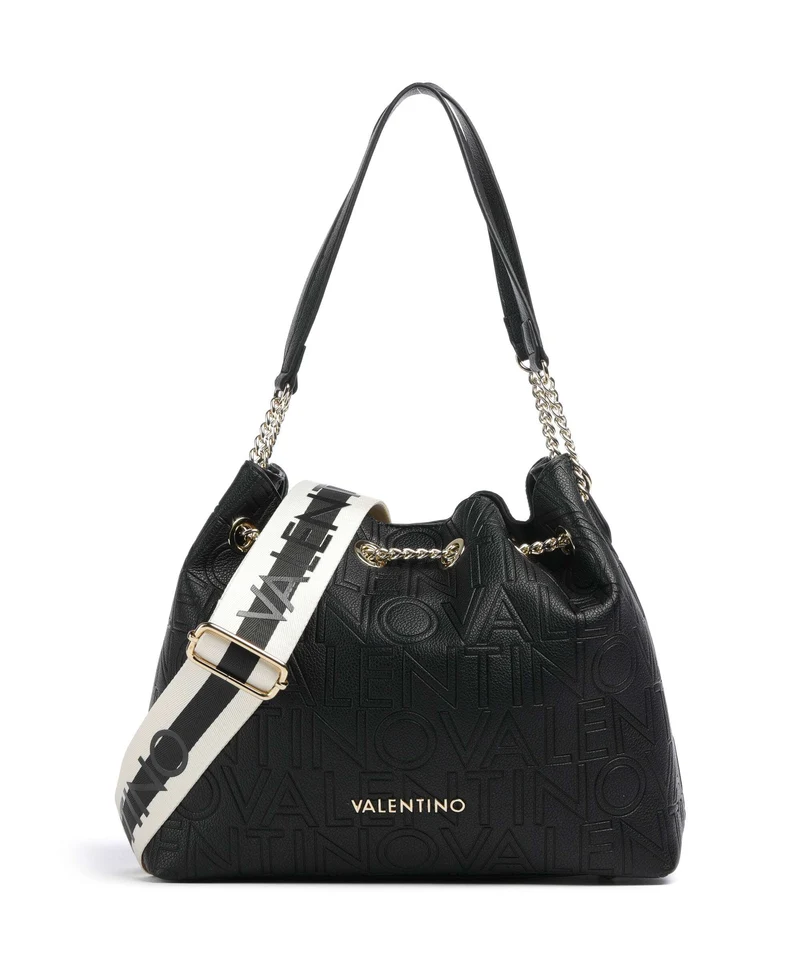 Valentino Bags Pansy Bucket Handtasche nero
